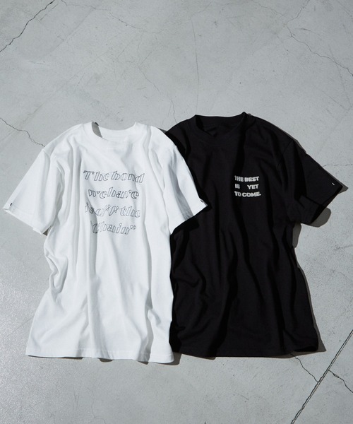 NOMINE（ノミネ）の「【ユニセックス】刺繍 ロゴ Tシャツ（Tシャツ/カットソー・レディース・ブラック/ホワイト系その他/レッド/チャコールグレー/ホワイト系その他2・MEDIUM/LARGE）」の6枚目の写真