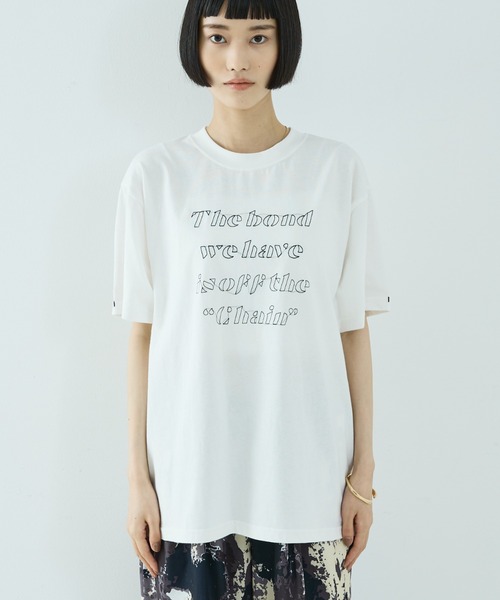 NOMINE（ノミネ）の「【ユニセックス】刺繍 ロゴ Tシャツ（Tシャツ/カットソー・レディース・ブラック/ホワイト系その他/レッド/チャコールグレー/ホワイト系その他2・MEDIUM/LARGE）」の17枚目の写真