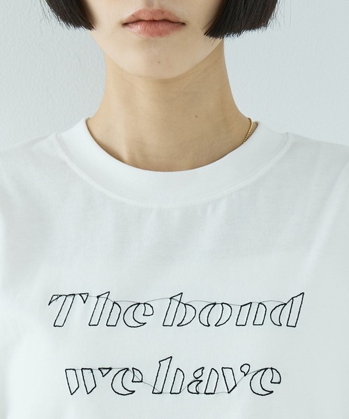 NOMINE（ノミネ）の「【ユニセックス】刺繍 ロゴ Tシャツ（Tシャツ/カットソー・レディース・ブラック/ホワイト系その他/レッド/チャコールグレー/ホワイト系その他2・MEDIUM/LARGE）」の20枚目の写真