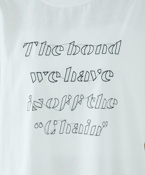 NOMINE（ノミネ）の「【ユニセックス】刺繍 ロゴ Tシャツ（Tシャツ/カットソー・レディース・ブラック/ホワイト系その他/レッド/チャコールグレー/ホワイト系その他2・MEDIUM/LARGE）」の22枚目の写真