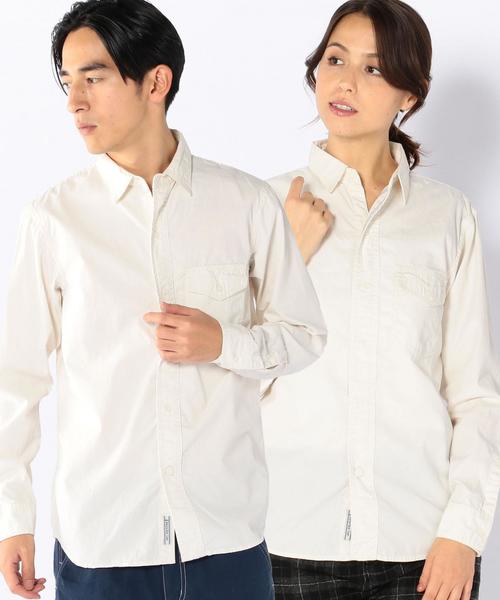 coen（コーエン）の「【MBC】ポプリンワークシャツ(ユニセックス)（シャツ/ブラウス・メンズ・ブラック/ホワイト・X-LARGE/LARGE/X-SMALL/SMALL/MEDIUM）」の2枚目の写真