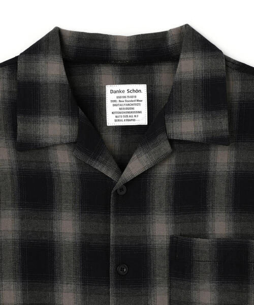 DANKE SCHON(ダンケシェーン)の「DankeSchon/ダンケシェーン/OMBRE CHECK DAMEGE S/S SHIRTS(シャツ/ブラウス・メンズ・ブラック/ブルー/レッド・M/L)」の17枚目の写真
