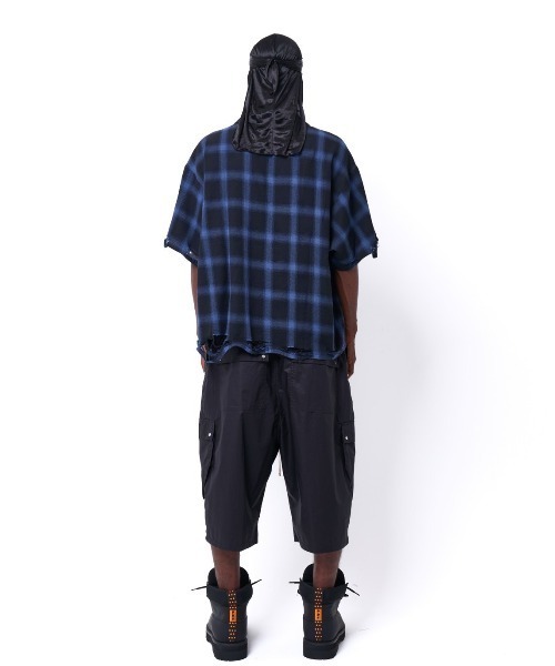 DANKE SCHON(ダンケシェーン)の「DankeSchon/ダンケシェーン/OMBRE CHECK DAMEGE S/S SHIRTS(シャツ/ブラウス・メンズ・ブラック/ブルー/レッド・M/L)」の15枚目の写真