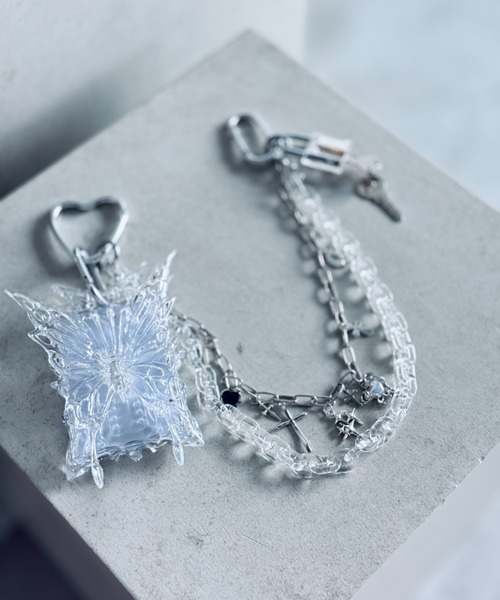 4way】フォトカードホルダーウォレットチェーン（チャーム