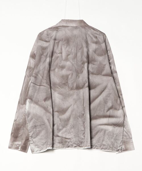 2AM(ツーエイエム)の「INTODUSK / MARBLED SHIRT(シャツ/ブラウス・メンズ・サンドベージュ・MEDIUM)」の4枚目の写真