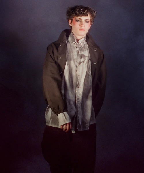 2AM(ツーエイエム)の「INTODUSK / MARBLED SHIRT(シャツ/ブラウス・メンズ・サンドベージュ・MEDIUM)」の1枚目の写真