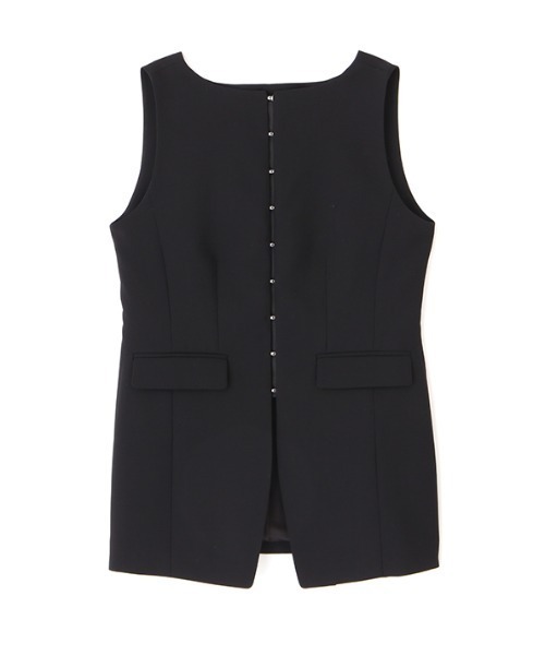 SANTEフロントホックボートネックベスト