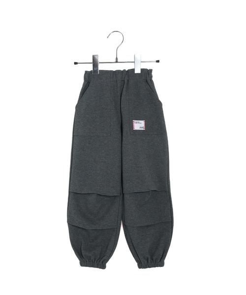 MAKE YOUR DAY（メイクユアデイ）の「無地カットソーパラシュートパンツ■80～140cm（スウェットパンツ・キッズ・ワインレッド/グレー/ブラック・90/140/130/120/110/100/80）」の2枚目の写真