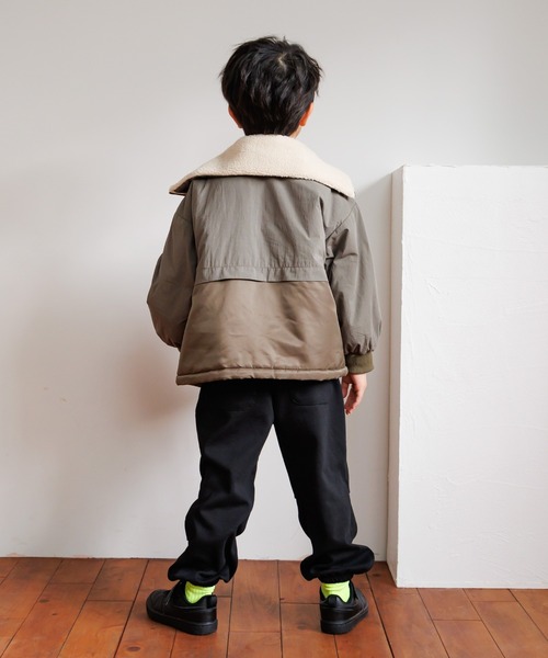 MAKE YOUR DAY（メイクユアデイ）の「無地カットソーパラシュートパンツ■80～140cm（スウェットパンツ・キッズ・ワインレッド/グレー/ブラック・90/140/130/120/110/100/80）」の10枚目の写真