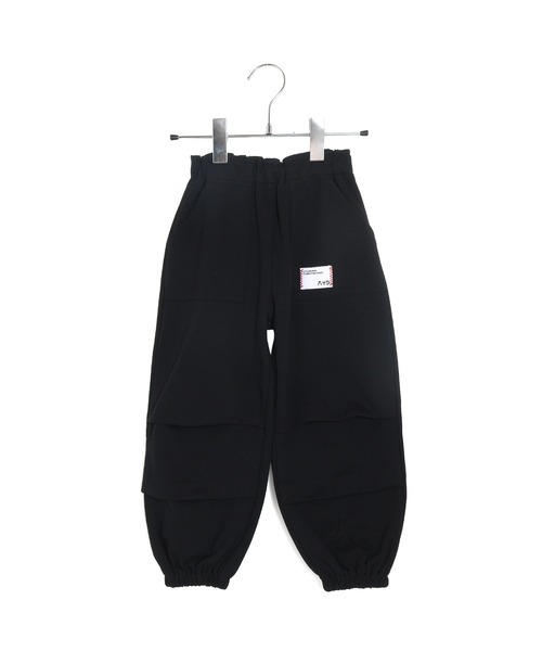 MAKE YOUR DAY（メイクユアデイ）の「無地カットソーパラシュートパンツ■80～140cm（スウェットパンツ・キッズ・ワインレッド/グレー/ブラック・90/140/130/120/110/100/80）」の4枚目の写真