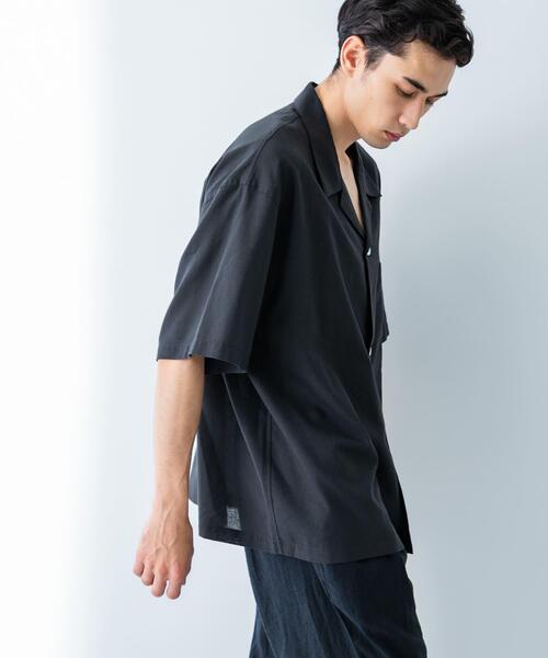 URBAN RESEARCH(アーバンリサーチ)の「『UR TECH DRYLUXE』高機能リネンシャツジャケット(シャツ/ブラウス・メンズ・バーガンディー/スミクロ/ベージュ・MEDIUM/LARGE)」の8枚目の写真