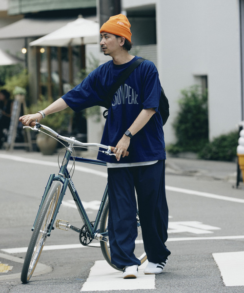 Snow Peak（スノーピーク）の「SNOWPEAK / スノーピーク 別注 ”トラペゾイド” ロゴTシャツ（Tシャツ/カットソー・メンズ・チャコールグレー/ホワイト/ネイビー/イエロー・SMALL/MEDIUM/LARGE）」の8枚目の写真