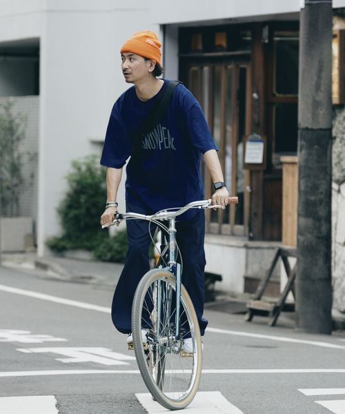 Snow Peak（スノーピーク）の「SNOWPEAK / スノーピーク 別注 ”トラペゾイド” ロゴTシャツ（Tシャツ/カットソー・メンズ・チャコールグレー/ホワイト/ネイビー/イエロー・SMALL/MEDIUM/LARGE）」の14枚目の写真