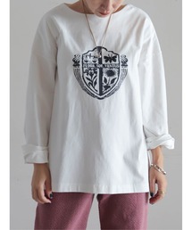 FIL DE FER（フィルデフェール）の「エンブレムPT　ロンTEE（Tシャツ/カットソー）」