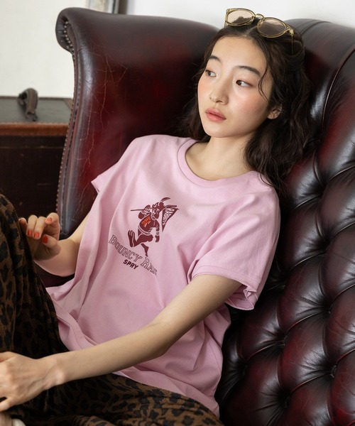 niko and...(ニコアンド)の「アソートフレンチTシャツ(Tシャツ/カットソー・レディース・チャコール/ネイビー/ピンク/オフホワイト・MEDIUM/LARGE)」の10枚目の写真