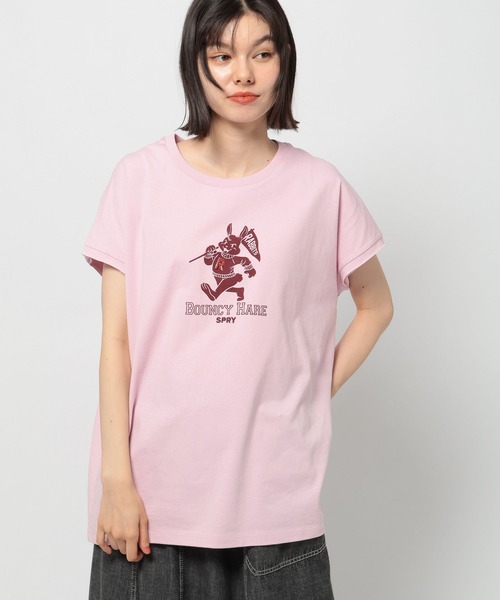 niko and...(ニコアンド)の「アソートフレンチTシャツ(Tシャツ/カットソー・レディース・チャコール/ネイビー/ピンク/オフホワイト・MEDIUM/LARGE)」の19枚目の写真