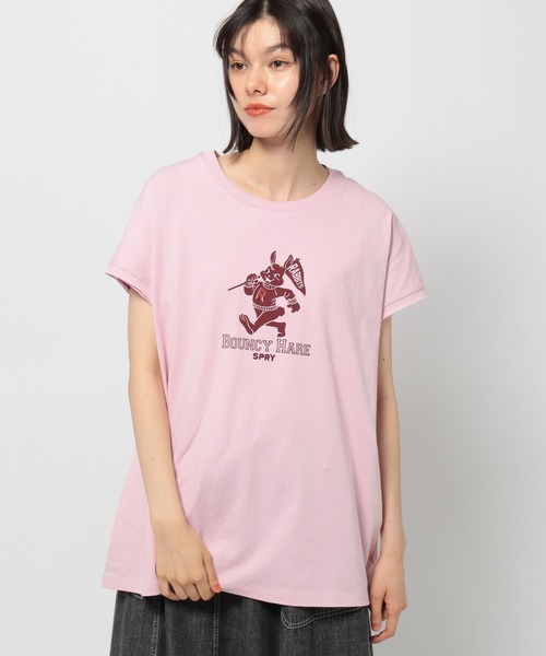niko and...(ニコアンド)の「アソートフレンチTシャツ(Tシャツ/カットソー・レディース・チャコール/ネイビー/ピンク/オフホワイト・MEDIUM/LARGE)」の20枚目の写真