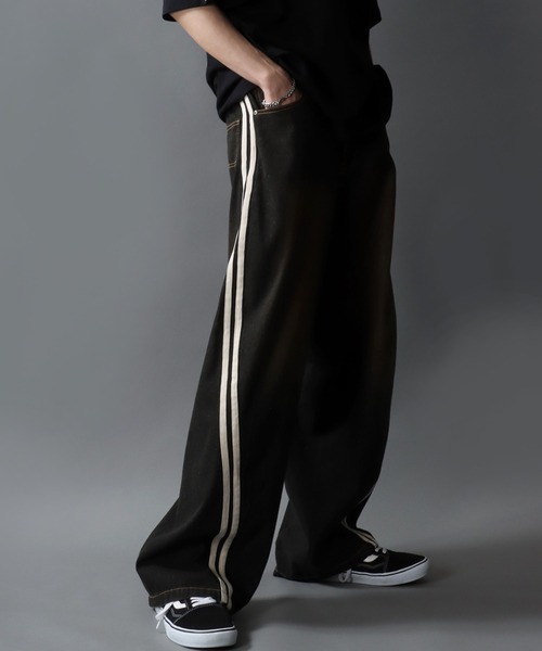 【美品】24SS Theory DRAPE DENIM デニムパンツ 23 黒 THEORIES PAVILLION DENIM PANT / WASHED BLACK（セオリーズ