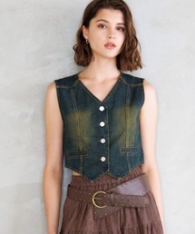 FOREVER 21 | 【2025SS】デニムコンパクトジレ(ベスト)