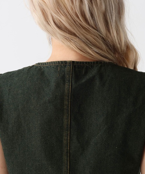 FOREVER 21（フォーエバー トゥエンティーワン）の「【2025SS】デニムコンパクトジレ（ベスト・レディース・ブルー系その他4・FREE）」の7枚目の写真