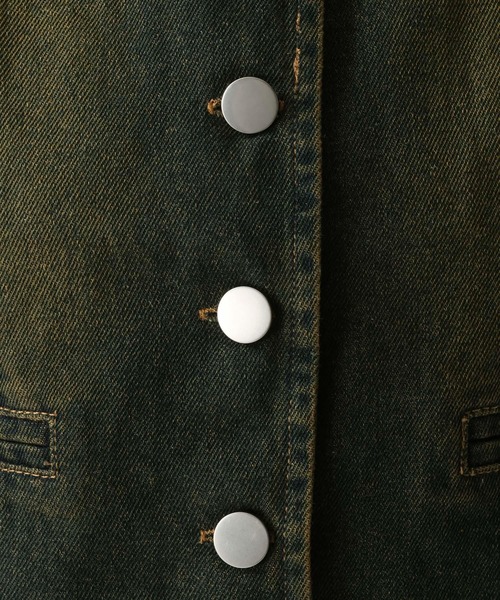 FOREVER 21（フォーエバー トゥエンティーワン）の「【2025SS】デニムコンパクトジレ（ベスト・レディース・ブルー系その他4・FREE）」の6枚目の写真