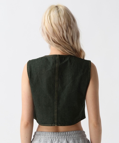 FOREVER 21（フォーエバー トゥエンティーワン）の「【2025SS】デニムコンパクトジレ（ベスト・レディース・ブルー系その他4・FREE）」の11枚目の写真