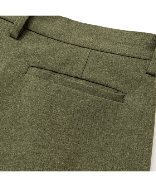 CALEE（キャリー）の「VINTAGE TYPE TROPICAL CLOTH SLACKS（スラックス・メンズ・オリーブ/ブラック・LARGE/MEDIUM/X-LARGE）」の8枚目の写真