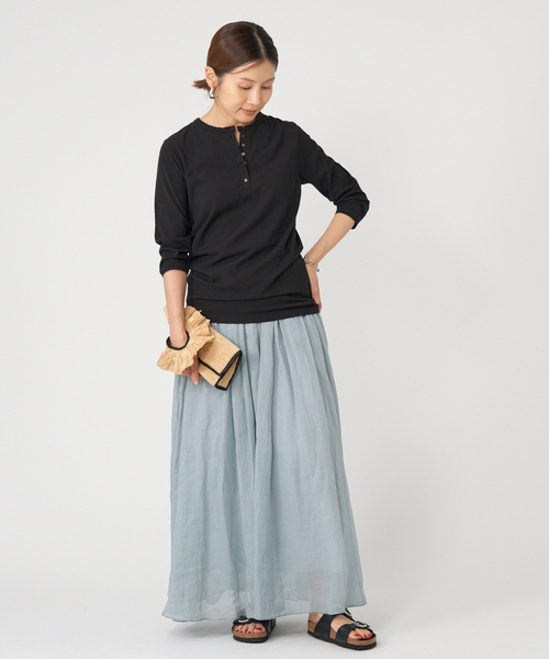 tシャツ キョウネンテンジクヘンリーTEE レディース IENA｜キョウネンテンジクヘンリーTEE | Rakuten Fashion(楽天
