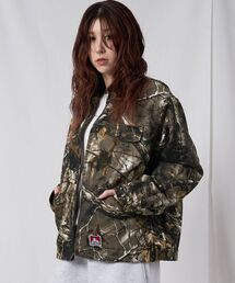 BEN DAVIS(xfCrX)́yBEN DAVISixfCrXjzZIP FRONT TRUCKER JACKET / WPbg Wbv Z  H(̑AE^[)
