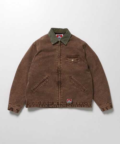 BEN DAVIS（ベンデイビス）】ZIP FRONT TRUCKER JACKET / ジャケット