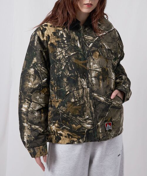 セール】【BEN DAVIS（ベンデイビス）】ZIP FRONT TRUCKER JACKET