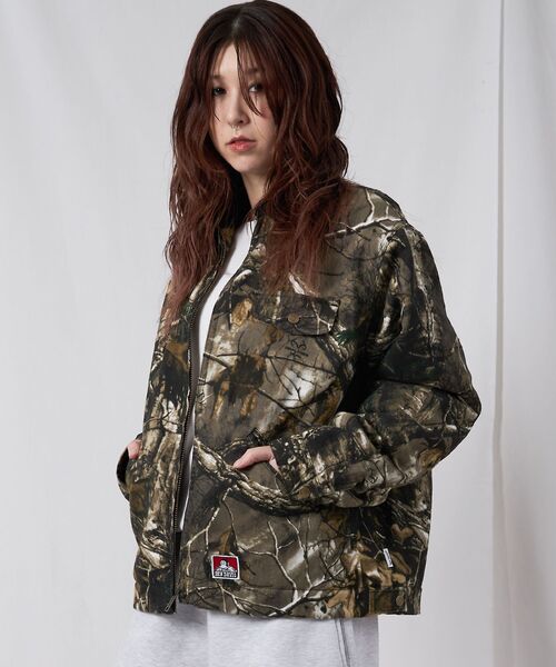 BEN DAVIS（ベンデイビス）】ZIP FRONT TRUCKER JACKET / ジャケット