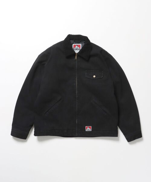 BEN DAVIS（ベンデイビス）の「【BEN DAVIS（ベンデイビス）】ZIP FRONT TRUCKER JACKET / ジャケット ジップ 短丈 中綿 加工（その他アウター・メンズ・ブラック/その他1/ブラウン・MEDIUM/LARGE/X-LARGE）」の8枚目の写真