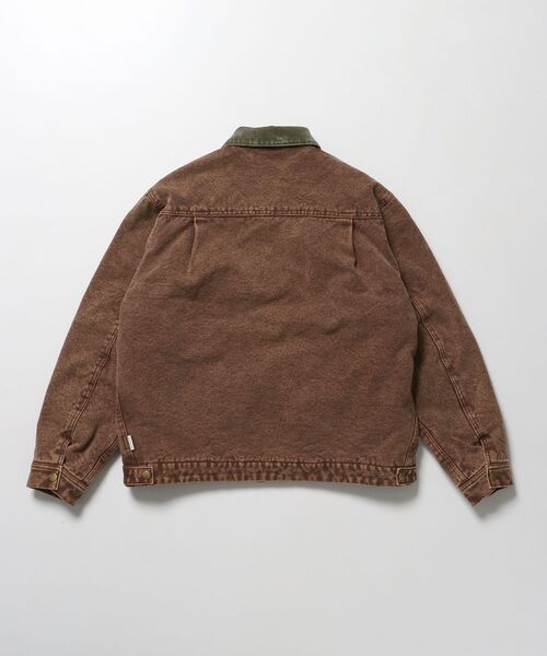 BEN DAVIS（ベンデイビス）の「【BEN DAVIS（ベンデイビス）】ZIP FRONT TRUCKER JACKET / ジャケット ジップ 短丈 中綿 加工（その他アウター・メンズ・ブラック/その他1/ブラウン・MEDIUM/LARGE/X-LARGE）」の17枚目の写真