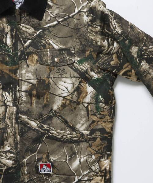 BEN DAVIS（ベンデイビス）の「【BEN DAVIS（ベンデイビス）】ZIP FRONT TRUCKER JACKET / ジャケット ジップ 短丈 中綿 加工（その他アウター・メンズ・ブラック/その他1/ブラウン・MEDIUM/LARGE/X-LARGE）」の22枚目の写真