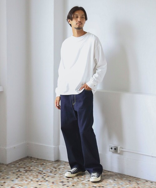 B:MING by BEAMS（ビーミングバイビームス）の「SIMPLE YET / セルビッチ 5ポケット デニム（デニムパンツ・メンズ・インディゴブルー・S/M/L/XL）」の3枚目の写真