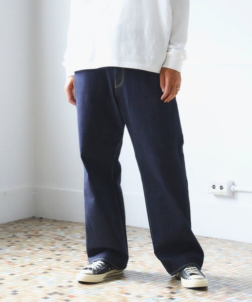 B:MING by BEAMS（ビーミングバイビームス）の「SIMPLE YET / セルビッチ 5ポケット デニム（デニムパンツ・メンズ・インディゴブルー・S/M/L/XL）」の4枚目の写真