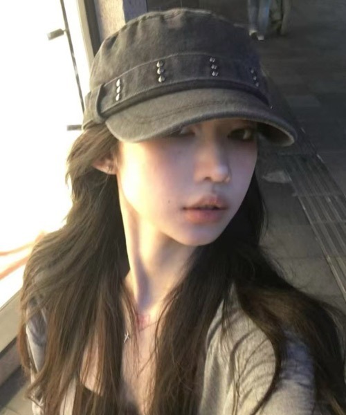 Ressaca（レサーカ）の「スタッズ付きデニムワークキャップ（キャップ・レディース・ブルー/ブラック・FREE）」の10枚目の写真