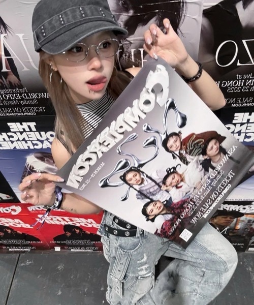 Ressaca（レサーカ）の「スタッズ付きデニムワークキャップ（キャップ・レディース・ブルー/ブラック・FREE）」の9枚目の写真