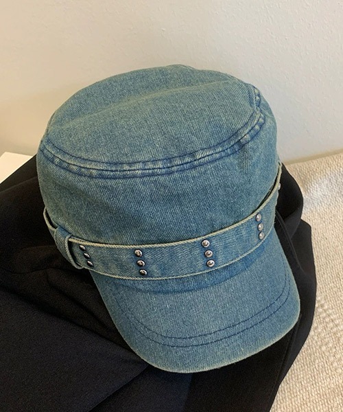 Ressaca（レサーカ）の「スタッズ付きデニムワークキャップ（キャップ・レディース・ブルー/ブラック・FREE）」の18枚目の写真