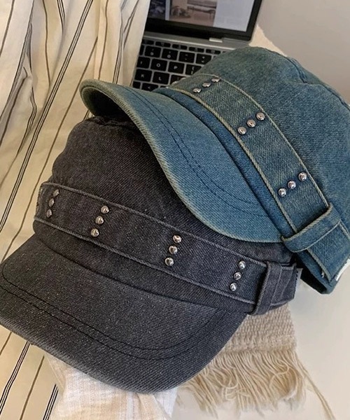 Ressaca（レサーカ）の「スタッズ付きデニムワークキャップ（キャップ・レディース・ブルー/ブラック・FREE）」の20枚目の写真