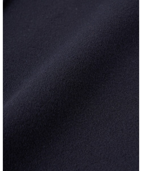 Traditional Weatherwear（トラディショナルウェザーウェア）の「MALTON SHORT B/T RV（ステンカラーコート・レディース・ネイビー/ライトグレー/アイボリー・32/30）」の7枚目の写真