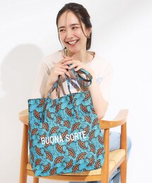 【A4サイズ】幸運を呼び寄せてくれそうな ラタプリント トートバッグ