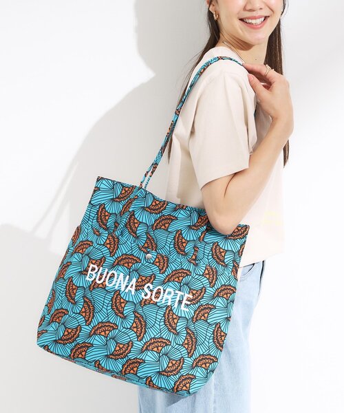 SHOO・LA・RUE(シューラルー)の「【A4サイズ】幸運を呼び寄せてくれそうな ラタプリント トートバッグ(トートバッグ・レディース・グリーン系その他2/イエロー系/オレンジ系その他2/ブルー系その他2・00)」の22枚目の写真