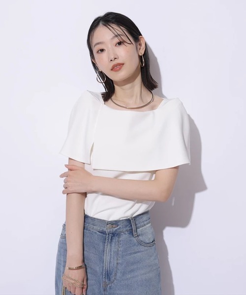 Mystrada（マイストラーダ）の「クロスツイストシャツ（シャツ