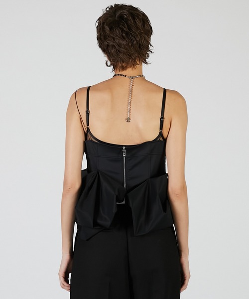 PRANK PROJECT(プランクプロジェクト)の「ボリュームヘムキャミソール / Volume Hem Camisole(キャミソール・レディース・ブラック/ベージュ・FREE)」の8枚目の写真
