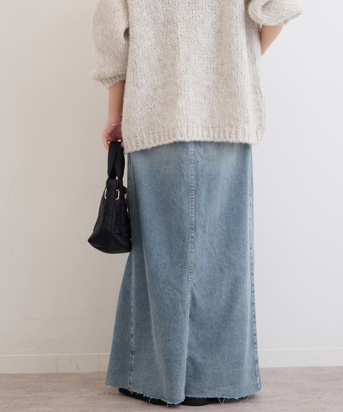 JOURNAL STANDARD relume（ジャーナルスタンダード　レリューム）の「《追加3》9oz C/R ジョイントデニムスカート（デニムスカート・レディース・ブルー・36/38）」の8枚目の写真