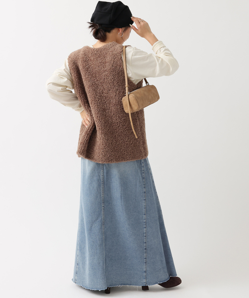 JOURNAL STANDARD relume（ジャーナルスタンダード　レリューム）の「《追加3》9oz C/R ジョイントデニムスカート（デニムスカート・レディース・ブルー・36/38）」の11枚目の写真