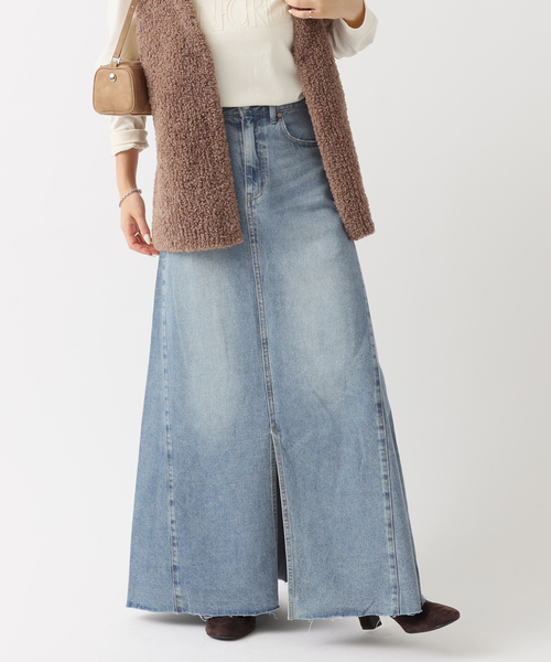 JOURNAL STANDARD relume（ジャーナルスタンダード　レリューム）の「《追加3》9oz C/R ジョイントデニムスカート（デニムスカート・レディース・ブルー・36/38）」の12枚目の写真