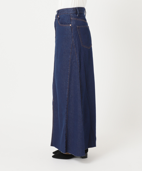 完売JOURNAL STANDARD relume 9oz C/Rデニムイージー 追加3》9oz C/R ジョイントデニムスカート（デニムスカート